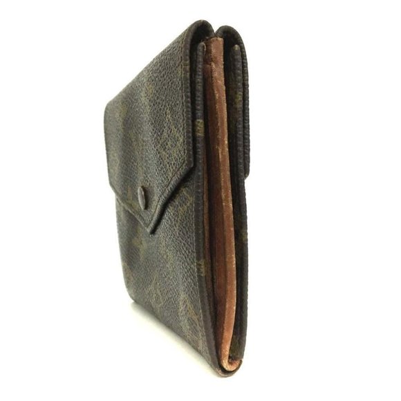 017086D Louis Vuitton Wallet Monogram Portefeiulle Elise Trifold - Picture 2 of 9